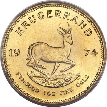 Krugerrand | contenance en or fin 1 Oz (31,1035 g)